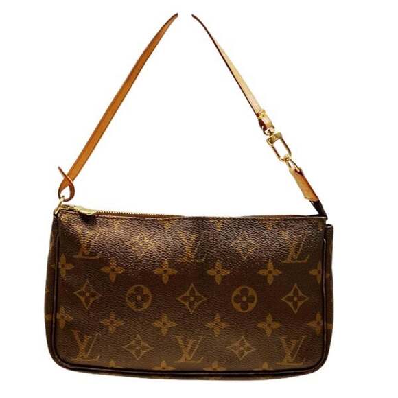 Louis Vuitton Handbags - LOUIS VUITTON Brown Monogram Pochette Shoulder Bag